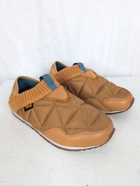 Teva ReEmber Cognac Quilted Slip On Loafer Slipper Sneakers